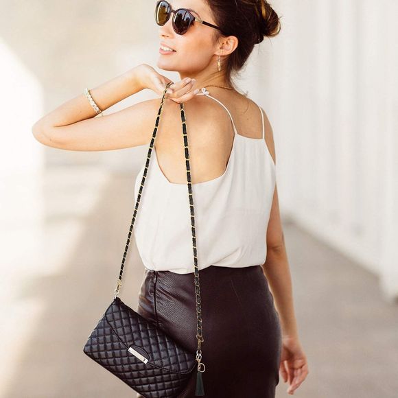 47 Inch Purse Chain Strap Faux Leather - Picture 6 of 6